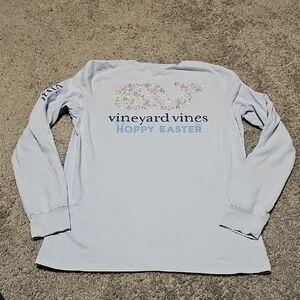 Vineyard Vines Hoppy Easter Long Sleeve Tee Size S